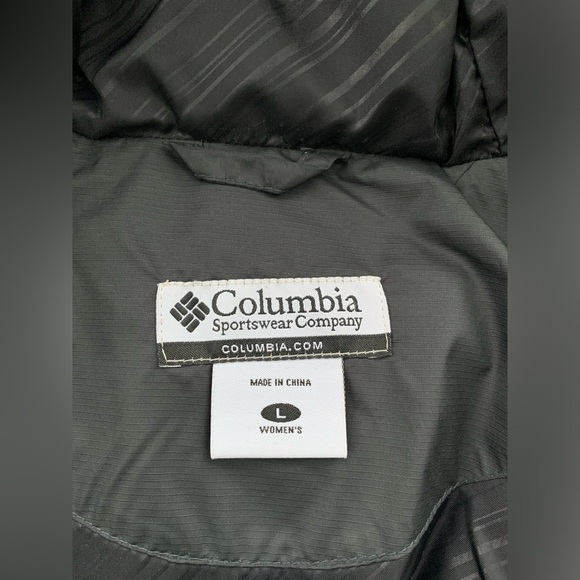 Columbia Size Large Black Omni-Shield Down Fill Puffer Coat - Picture 3 of 14
